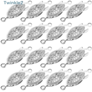 Twinkle ตะขอ โลหะผสม รูปปลา สีเงิน สําหรับทําเครื่องประดับ สร้อยคอ สร้อยข้อมือ DIY 40 ชิ้น