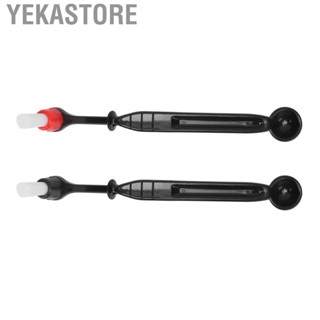 Yekastore Coffee Machine Head Cleaner Replaceable Long Curved Handle Maker Grouphead Brush for Home