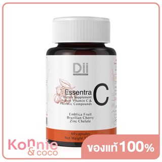 Dii Essentra Combo C 60 Capsules ดีไอไอ แอสเซนทรา ซี วิตามินซีสกัดจากธรรมชาติ.