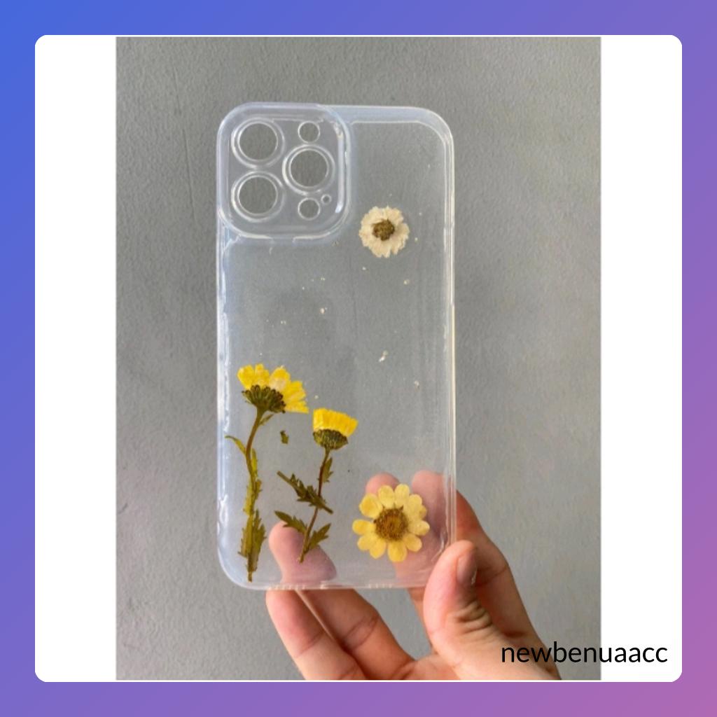 แห้งดอกไม้ HP กรณี TS EX02 สําหรับ Oppo Realme U1 U2 2 Pro C1 C2 C11 C12 C15 C20 C21 C21y C30 C30s C