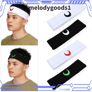 Melodygoods1 ที่คาดผม แบบนิ่ม สําหรับเล่นกีฬา โยคะ แต่งหน้า