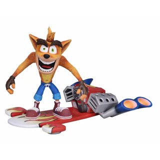 โมเดลฟิกเกอร์ Naughty Dog Crash Bandicoot Deluxe Crash Bandicoot ขนาด 6 นิ้ว 7 นิ้ว ของเล่นสําหรับเด็ก