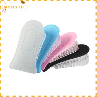 Moilyth แผ่นเสริมส้นรองเท้า เพิ่มความสูงด้านในรองเท้า 1 คู่ 1 คู่