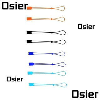 Osier1 สายคล้องแว่นตา ซิลิกาเจล สีพื้น ปรับได้ ป้องกันการสูญหาย สําหรับผู้ใหญ่ 8 ชิ้น