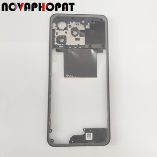 Novaphopat เคสกรอบกลาง พร้อมปุ่มปรับระดับเสียงด้านข้าง สําหรับ Realme C53