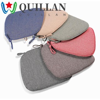 Quillan เบาะรองนั่งเก้าอี้ กันลื่น สีพื้น สไตล์ยุโรป สําหรับสวน ห้องครัว สํานักงาน ในร่ม กลางแจ้ง