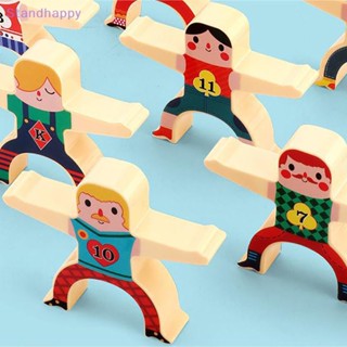 Standhappy เกมปริศนา Jenga Blocks Balancing Games ของเล่นเสริมการเรียนรู้ สําหรับเด็ก