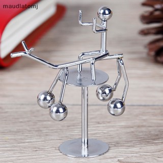 Maud Mini Newtons cradle balance balls ฟิสิกส์คลาสสิกวิทยาศาสตร์สนุกโต๊ะของเล่นสํานักงาน EN