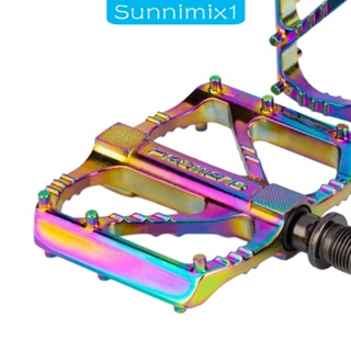 [Sunnimix1] ที่เหยียบเท้าจักรยาน อะลูมิเนียมอัลลอย ขนาดใหญ่ ติดตั้งง่าย ทนทาน น้ําหนักเบา สําหรับจักรยาน