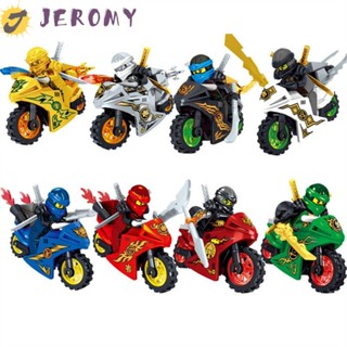 Jeromy โมเดลฟิกเกอร์ อนิเมะ Ninja Jay Zane Ninja Lloyd Samukai ขนาดเล็ก ของเล่นสําหรับเด็ก