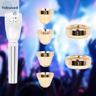 [Yobusad.th] หมายเลขชุบทอง ชุดปากเป่าทรัมเป็ต 7 หัว 3C 3B 2C 2B