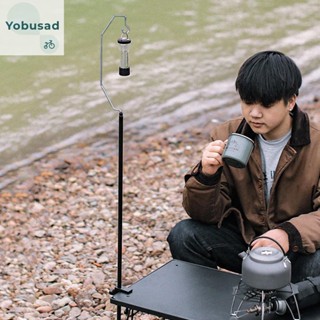 [Yobusad.th] อุปกรณ์เสริมที่วางไฟ แบบโลหะ สามส่วน สําหรับตั้งแคมป์กลางแจ้ง