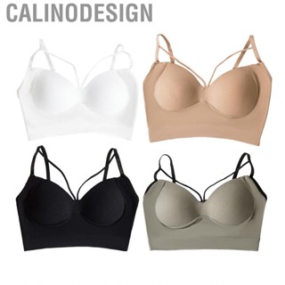 Calinodesign Sports Bra  Soft Stylish Easy Matching  Fitting Athletic Seamless for Workout