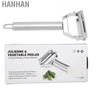 Hanhan Julienne Peeler Stainless Steel 2 In1 Grater For Carrot Melon Fruit BE