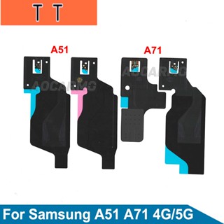  โมดูลคอยล์เหนี่ยวนําชาร์จ แบบไร้สาย NFC สายเคเบิลอ่อน แบบเปลี่ยน สําหรับ Samsung Galaxy A51 A71 4G 5G SM-A5160 A7160