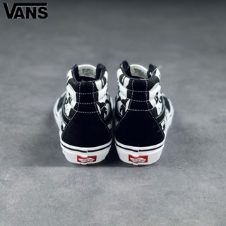 Sp2-230904 Wan33ce Sk8-hi รองเท้าผ้าใบลําลอง ระบายอากาศ บางพิเศษ ลายกราฟฟิตี้เอเลี่ยน สําหรับผู้ชาย ผู้หญิง เหมาะกับการเล่นกีฬา