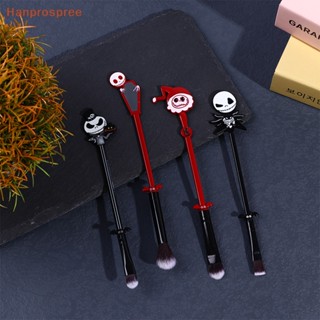 Hanprospree&gt; แปรงแต่งหน้า ลายการ์ตูนอนิเมะ Nightmare Before Christmas สําหรับเจ้าสาว 5 ชิ้น