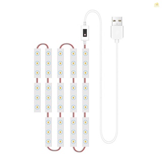 Banana_pie ไฟกระจกแต่งหน้า LED 14 ชิ้น พร้อมสาย USB 1.5 ม. หรี่แสงได้