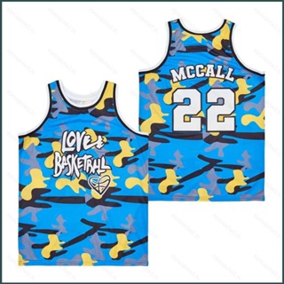 Sy3 No.22 Mccall Jersey เสื้อกีฬาบาสเก็ตบอล พลัสไซซ์ สําหรับผู้ชาย และผู้หญิง YS3