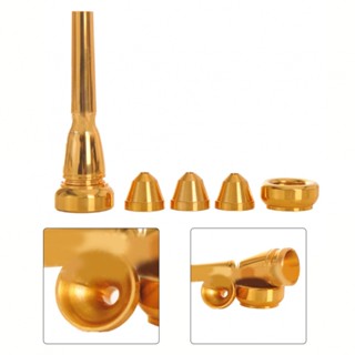 New Arrival~Trumpet Mouthpiece Trumpet Mouthpiece Set With Golden Plated Convertible