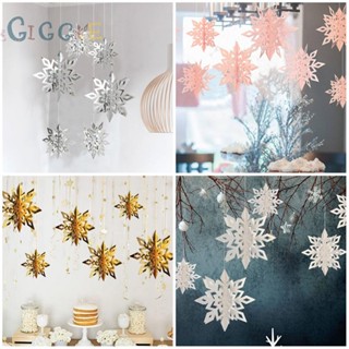 ⭐NEW ⭐Snowflake Decoration Pendant Set 6 Pieces Enhance Your New Years Supplies