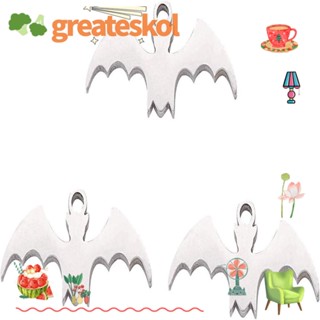 Greateskol จี้ค้างคาว สเตนเลส 304 พื้นผิวขัดเงา 8*18 มม.