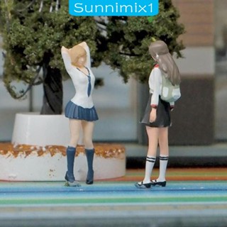 [Sunnimix1] ฟิกเกอร์เด็กผู้หญิง 1:64 สําหรับบ้านตุ๊กตา