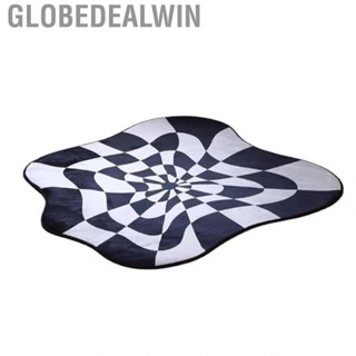 Globedealwin Room Carpet  Crystal Velvet Bedroom Rug Washable Modern Style for Balcony