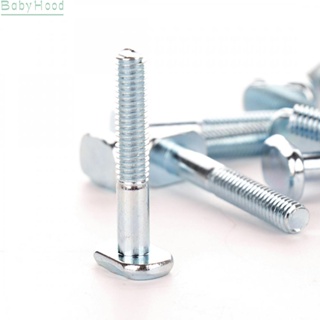 【Big Discounts】T-nuts 10pcs T-Nut Sliding Screws Carbon Steel Silver Woodworking Tool#BBHOOD