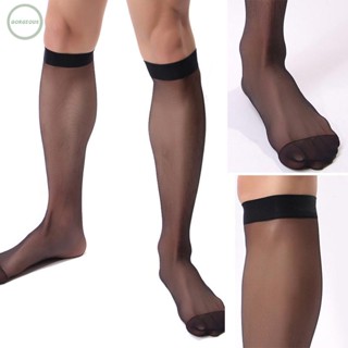 GORGEOUS~Mens Socks Mens Hosiery Comfy Tight Sheer Transparent See through Stretch Thin