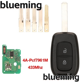 Blueming2 รีโมตกุญแจรถยนต์ PCF7961M 2 ปุ่ม ชิป 433Mhz 4A สําหรับ Renault Sandero Dacia Logan Lodgy Dokker Duster Trafic Car