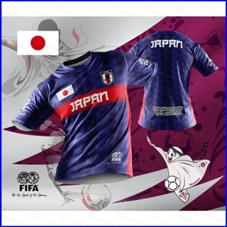 เสื้อยืดแขนสั้นลําลอง พิมพ์ลายทีมชาติญี่ปุ่น Qatar World Cup GP1 22 23 พลัสไซซ์ สําหรับผู้ชาย และผู้หญิง PG1