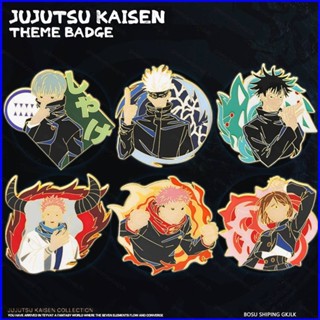 Gp1 เข็มกลัดโลหะ รูปอนิเมะ Jujutsu Kaisen Gojo Satoru Megumi Nobara Toge PG1