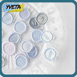 Yveta สติกเกอร์ตราประทับขี้ผึ้งใส ลายดอกไม้ สไตล์วินเทจ สําหรับตกแต่งสมุดภาพ แพลนเนอร์ DIY 36 ชิ้น