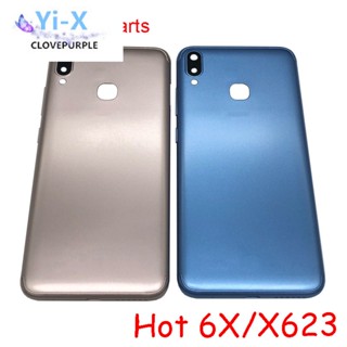 ฝาครอบแบตเตอรี่ด้านหลัง สําหรับ Infinix Hot 6X X623