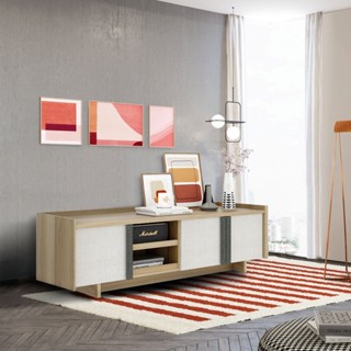 [กทม. 3-5 วัน ส่ง] Koncept furniture ไซด์บอร์ด รุ่น Nikko สีไม้อ่อน (160x55x55 ซม.)