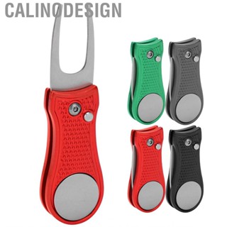 Calinodesign Golf Pitchfork  Fine Workmanship Stainless Steel Material Putting Green  Foldable Design Light in Weight for Outdoor