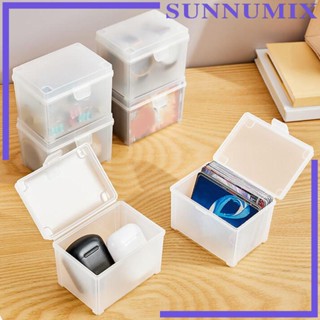 [Sunnimix] กล่องเคส PP ขนาดเล็ก สําหรับจัดเก็บเครื่องประดับ 2 ชิ้น