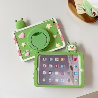 เคสซิลิกาเจล ลายการ์ตูนเป็ด หมุนได้ 360 องศา พร้อมเข็มขัดเอียง สําหรับ Honor V6 V7 C5 Mate Pad 10.4 นิ้ว Huawei Matepad SE 2022 10.4 นิ้ว