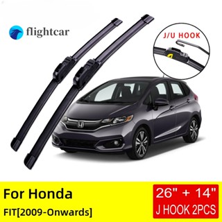 Flightcar ใบปัดน้ําฝนด้านหน้า ตะขอตัว U อุปกรณ์เสริม สําหรับ Honda FIT 2009 2010 2011 2012 2013 2014 2015 2016 2017 2018 2020 2021