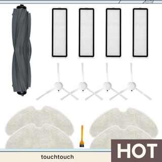 ผ้าม็อบ แปรงหลัก แปรงด้านข้าง แผ่นกรอง Hepa อุปกรณ์เสริม แบบเปลี่ยน สําหรับหุ่นยนต์ดูดฝุ่น Dreame D10S D10S Pro