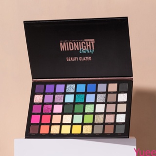 Beauty Glazed 45 Color Eye Shadow Plate Chameleon Pearlescent Matte Lasting yuee