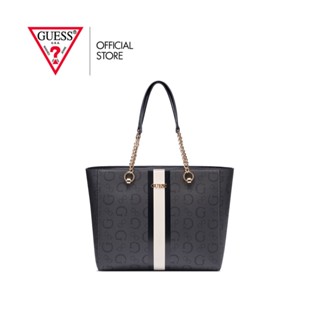 GUESS กระเป๋าสะพายผู้หญิง รุ่น AA889025 FREDERICKSBURG TOTE สีดำ