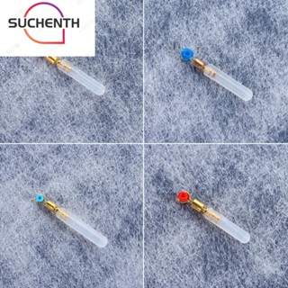 Suchenth ทุ่นลอยน้ํา หัวทองแดง ซิลิโคน คุณภาพสูง สุ่มสี 20 ชิ้น ต่อชุด