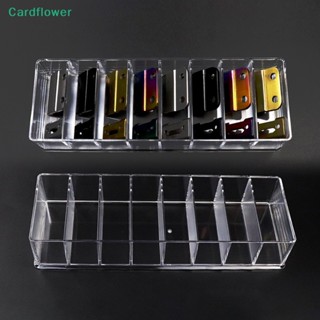 &lt;Cardflower&gt; กล่องเก็บหวีปัตตาเลี่ยนไฟฟ้า 8 ช่อง สําหรับร้านตัดผม