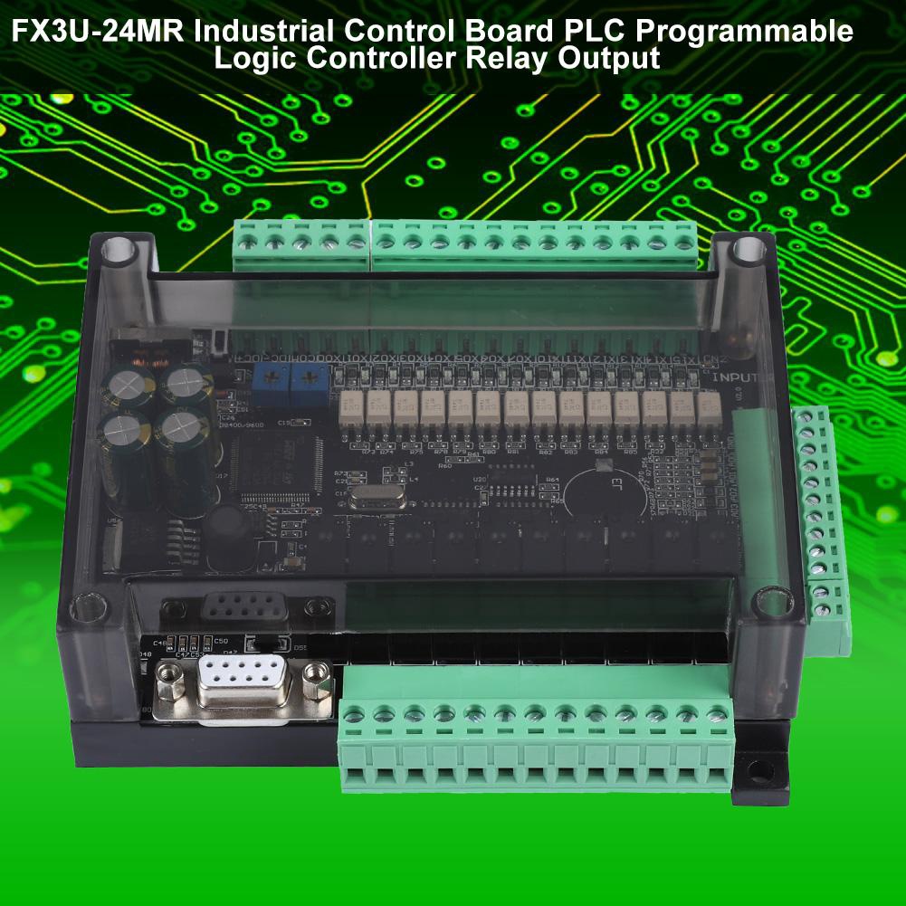 Fx3u-24mr PLC บอร์ดจืน