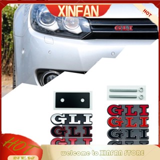 Xinfancar สติกเกอร์โลโก้ GLI โลหะ 3D อุปกรณ์เสริม สําหรับ Volkswagen VW GLI Golf Jetta Sagitar 6 7 MK6 MK7