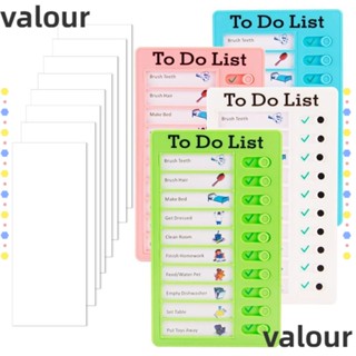 Valour แผ่นบอร์ดพลาสติก ใช้ซ้ําได้ 4 ชิ้น สําหรับตรวจสอบรายการ 4 ชิ้น