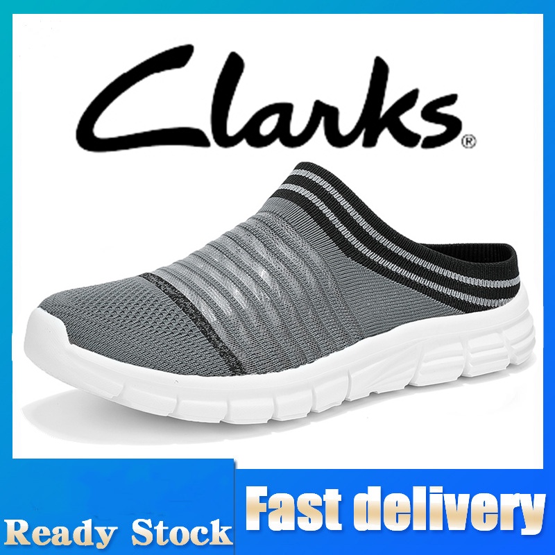 Clarks รองเท้าสําหรับชาย clarks รองเท้าผู้ชายแบนรองเท้าผู้ชายเกาหลี Scholl กีฬาผ้าใบขนาดใหญ่ EU 45 4
