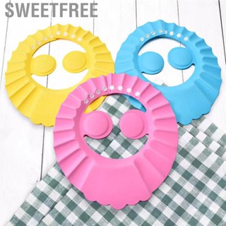 Sweetfree Baby Shower Hat Multipurpose  Adjustable Ear Protection Hair Wash for Babies Toddlers Kids